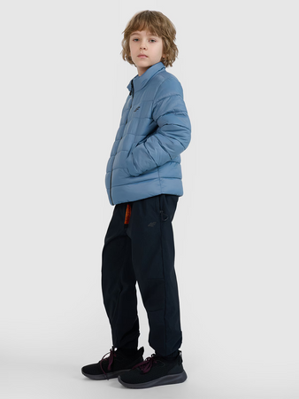 Kurtka chłopięca puchowa z wypełnieniem syntetycznym 4F 4FJWSS25TDJAM520-32S