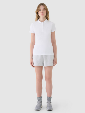 Koszulka polo slim damska 4F 4FWMM00TPTSF365-10S