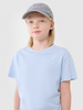 T-shirt oversize gładki chłopięcy 4F 4FJWSS25TTSHM2324-33S
