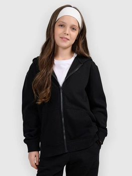 Bluza dresowa rozpinana z kapturem dziewczęca 4F 4FJWMM00TSWSF1861-20S