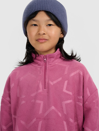 Polar oversize ze stójką dziewczęcy 4F 4FJWAW25TFLEF342-53A