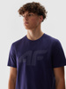 T-shirt bawełniany męski z logo 4F