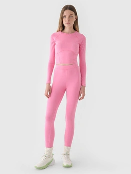 Legginsy dzianinowe damskie 4F 4FRAW24TTIGF250-54S