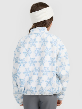 Polar 4FWarm oversize z nadrukiem dziewczęcy 4F 4FJRAW25TFLEF440-90A