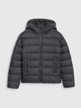 Kurtka puchowa z wypełnieniem syntetycznym dziecięca uniseks 4F 4FJRAW25TDJAU0804-20S