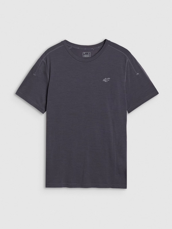 Koszulka trekkingowa z wełną Merino męska 4F 4FWSS25TFTSM1268-22S