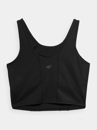 T-shirt crop-top treningowy damski 4F