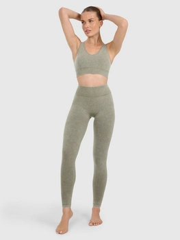 Legginsy do jogi i pilatesu bezszwowe damskie 4F 4FWAW25TFTIF407-41A