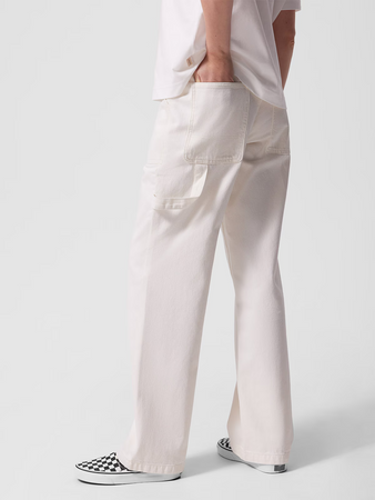 Jeansy straight z prostymi nogawkami damskie Outhorn OTHWSS24TTROF721-11S