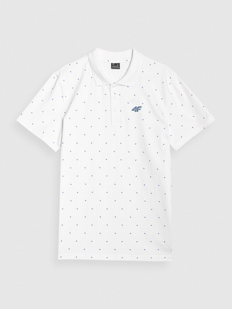 Koszulka polo męska 4F 4FWSS25TPTSM703-10S