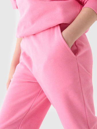 Spodnie dresowe joggery dziewczęce 4F Junior 4FJRAW24TTROF1154-54S