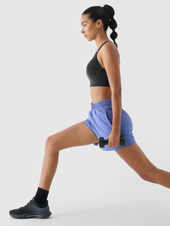 Spodenki treningowe szybkoschnące damskie 4F 4FWAW24TFSHF705-31S