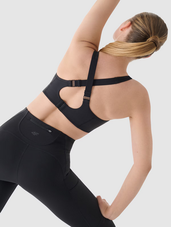 Biustonosz do biegania ze średnim wsparciem 4F 4FWAW24USBAF137-22S