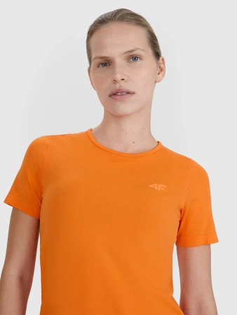 Koszulka do biegania w terenie regular damska 4F 4FWSS25TFTSF1266-70S