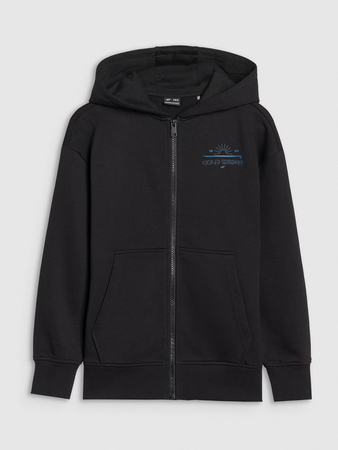 Bluza dresowa rozpinana z kapturem chłopięca 4F 4FJWSS25TSWSM1522-20S