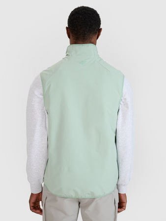 Bezrękawnik ze stójką męski 4F 4FWSS25TVJAM194-47S