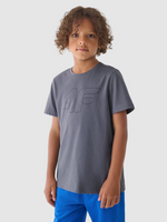 T-shirt z nadrukiem chłopięcy 4F Junior 4FJWMM00TTSHM1627-25S