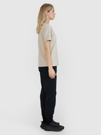 T-shirt oversize z nadrukiem damski 4F 4FWSS25TTSHF1994-83S