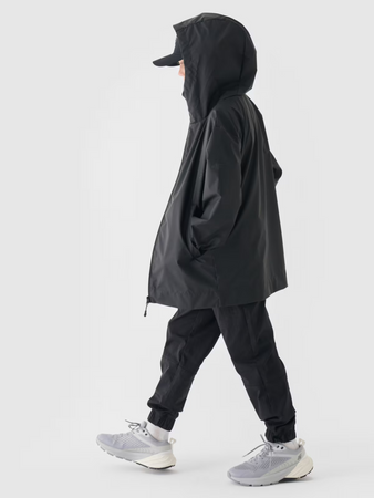 Kurtka przejściowa przeciwdeszczowa z gumową powłoką dziecięca 4F Junior 4FJWSS24TJACU217-20S