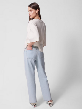 Jeansy straight z prostymi nogawkami damskie Outhorn