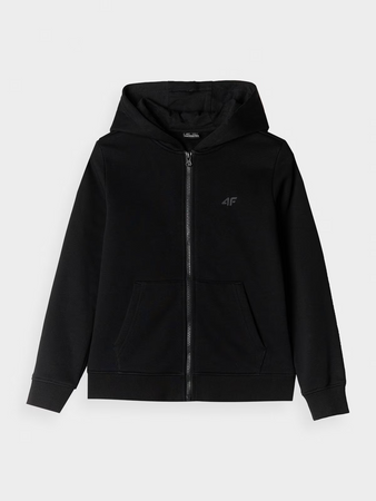 Bluza dresowa rozpinana z kapturem dziewczęca 4F Junior 4FJWMM00TSWSF1315-20S
