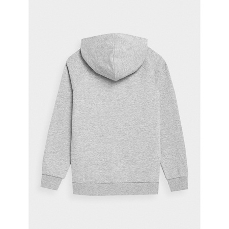 Bluza dresowa nierozpinana z kapturem chłopięca 4F Junior