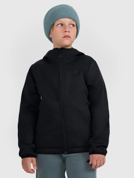 Kurtka softshell wiatroodporna membrana 5000 chłopięca 4F 4FJRAW25TSOFM516-20S