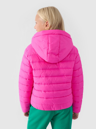 Kurtka puchowa z wypełnieniem syntetycznym dziewczęca 4F 4FJWAW24TDJAF449-55S