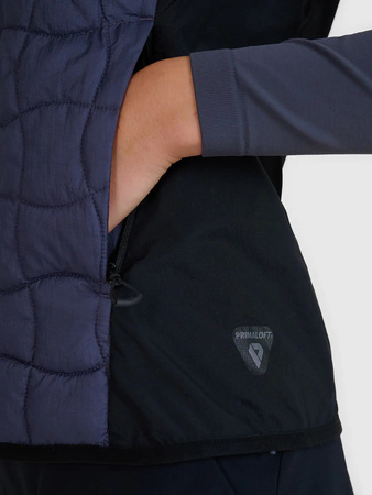 Bezrękawnik trekkingowy z wypełnieniem Primaloft Black damski 4F 4FWSS25TVJAF180-22S
