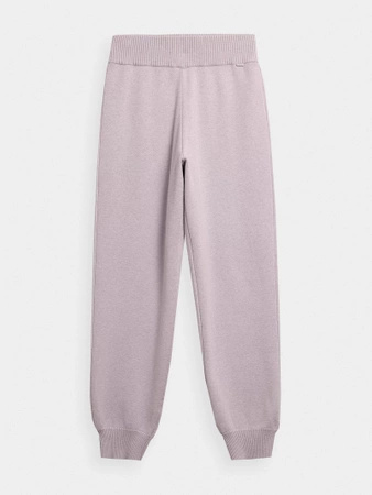 Spodnie dzianinowe joggery damskie 4F