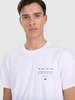 T-shirt regular z nadrukiem męski 4F 4FRAW25TTSHM3226-31S