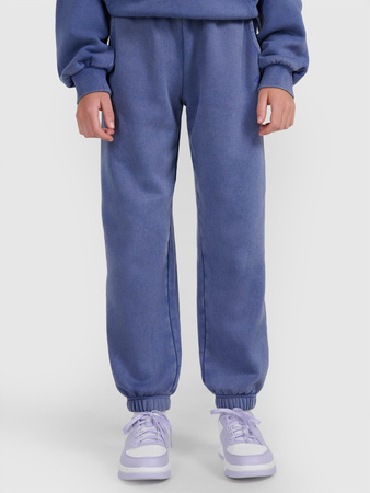 Spodnie dresowe joggery dziewczęce 4F 4FJRAW25TTROF1473-33S