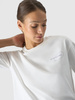 T-shirt oversize z nadrukiem damski 4F 4FRSS24TTSHF2089-11S