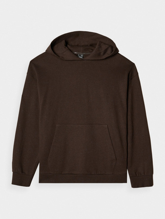 Bluza dresowa nierozpinana z kapturem męska 4F 4FWAW24TSWSM1310-80S