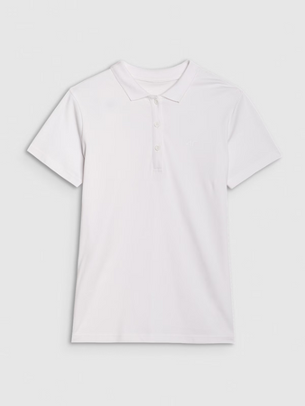 Koszulka polo slim damska 4F 4FWMM00TPTSF514-10S