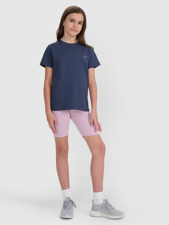 T-shirt regular gładki (ZESTAW 2 szt.) dziecięcy 4F 4FJRAW25TTSHU3157-91S