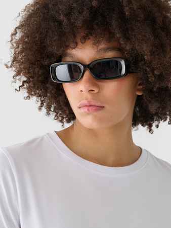 Longsleeve oversize gładki damski 4F 4FWMM00TLONF431-10S