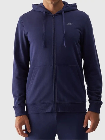Bluza dresowa rozpinana z kapturem męska 4F 4FWMM00TSWSM1466-31S