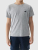 T-shirt bawełniany gładki dla chłopca 4F Junior