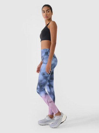 Legginsy treningowe z wysokim stanem damskie 4F 4FRSS25TFTIF408-91A