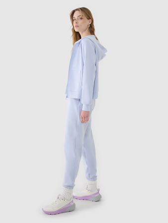 Spodnie damskie dresowe joggery z modalem 4F 4FWSS25TTROF1010-34S