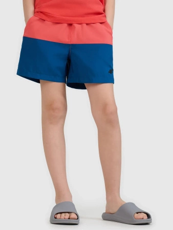 Spodenki chłopięce plażowe boardshorty 4F 4FJWSS25UBDSM116-63S