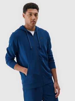 Bluza dresowa rozpinana z kapturem męska 4F 4FWMM00TSWSM1768-46S