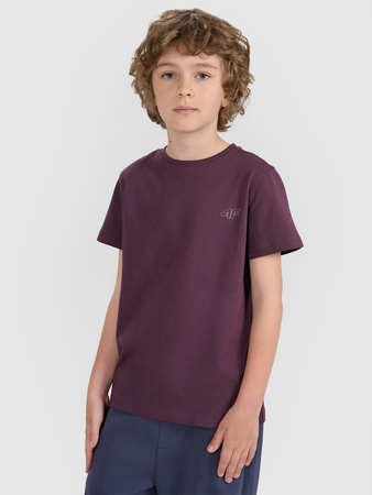 T-shirt regular gładki (ZESTAW 2 szt.) dziecięcy 4F 4FJRAW25TTSHU3157-92S