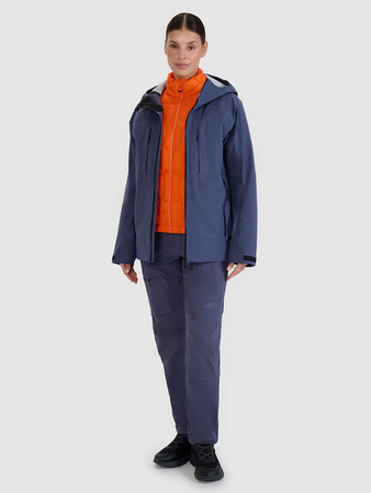 Kurtka puchowa trekkingowa z wypełnieniem Primaloft Silver damska 4F 4FWSS25TDJAF531-70S