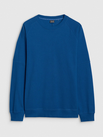 Bluza dresowa nierozpinana bez kaptura męska 4F 4FRSS25TSWSM2179-46S