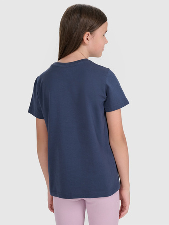 T-shirt regular gładki (ZESTAW 2 szt.) dziecięcy 4F 4FJRAW25TTSHU3157-91S