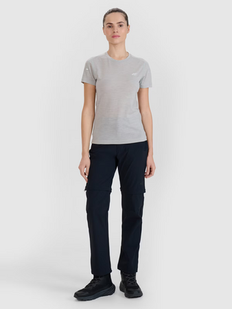 Spodnie trekkingowe 2w1 szybkoschnące damskie 4F 4FWSS25TFTRF0798-20S