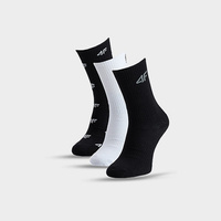 Skarpetki casual za kostkę (3-pack) chłopięce 4F 4FJWAW25USOCM391-91A