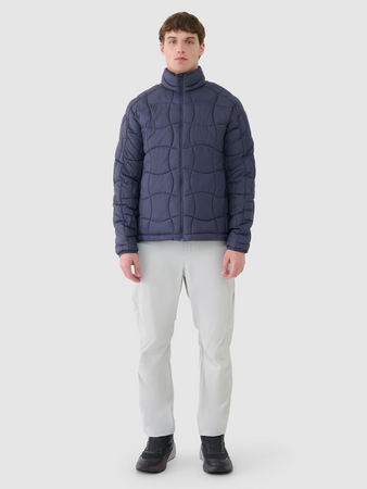 Kurtka puchowa trekkingowa z wypełnieniem Primaloft Silver męska 4F 4FWSS25TDJAM527-22S